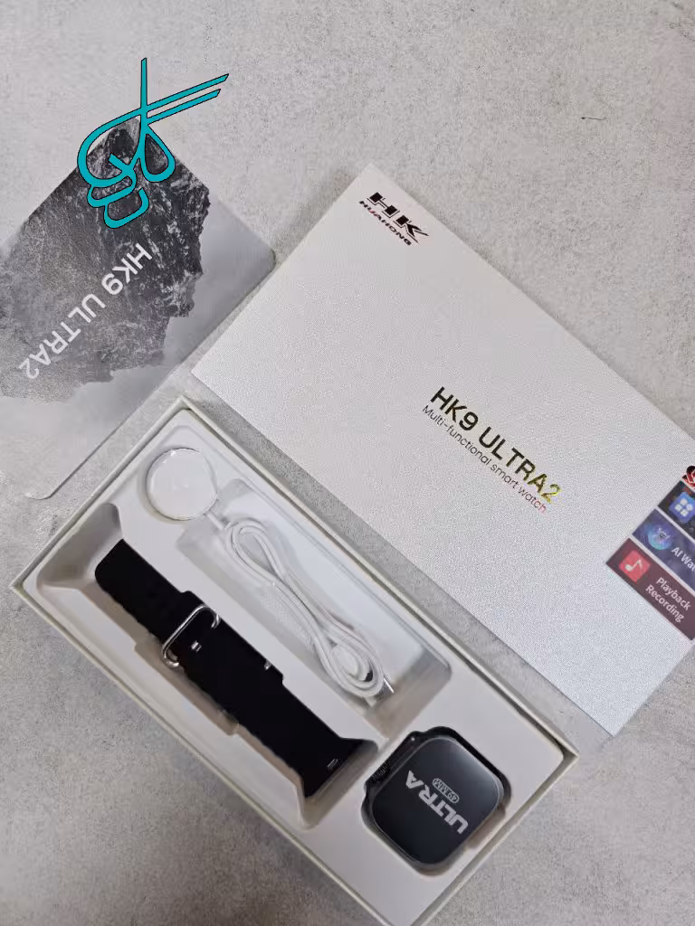 خرید ساعت هوشمند Hk Ultra2 جدیدترین سری HK دارای حافظه داخلی صفحه نمایش امولد و سنسور مچ دست فول امکانات کد 1916840 - ردگل