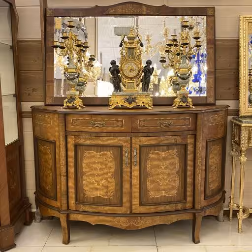 آینه و کنسول شیک معرق کاری