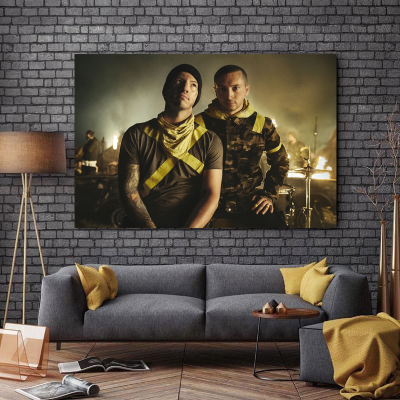 تابلو شاسی طرح موسیقی مدل Twenty One Pilot کد A436