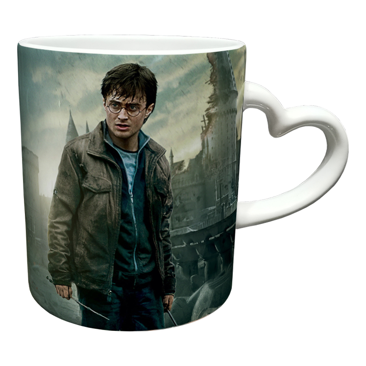 ماگ مدل دسته قلبی طرح هری پاتر کد 21