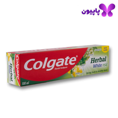 خمیر دندان سفید کننده هربال وایت کلگیت 100 میل