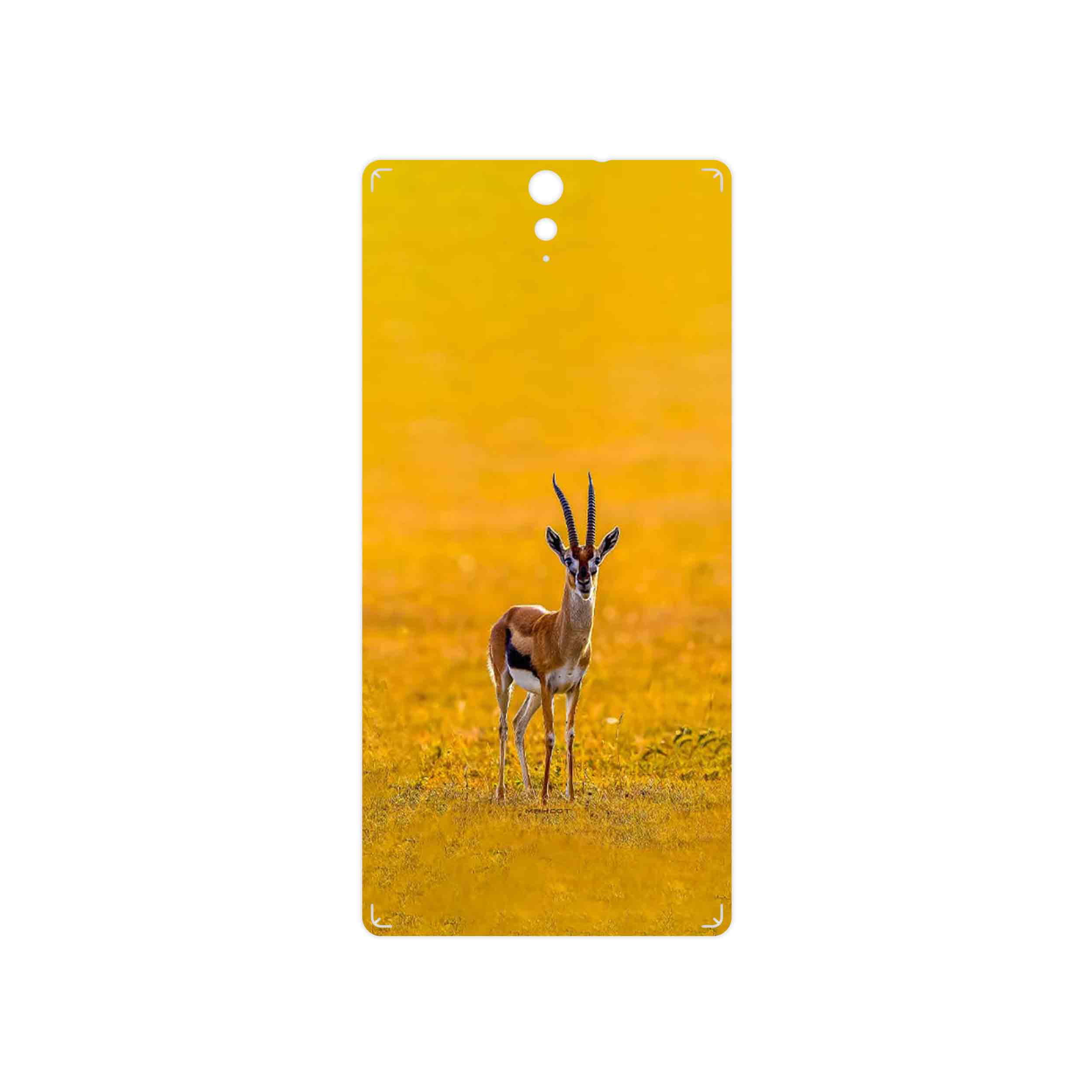 برچسب پوششی ماهوت مدل Gazelle مناسب برای گوشی موبایل سونی Xperia C5
