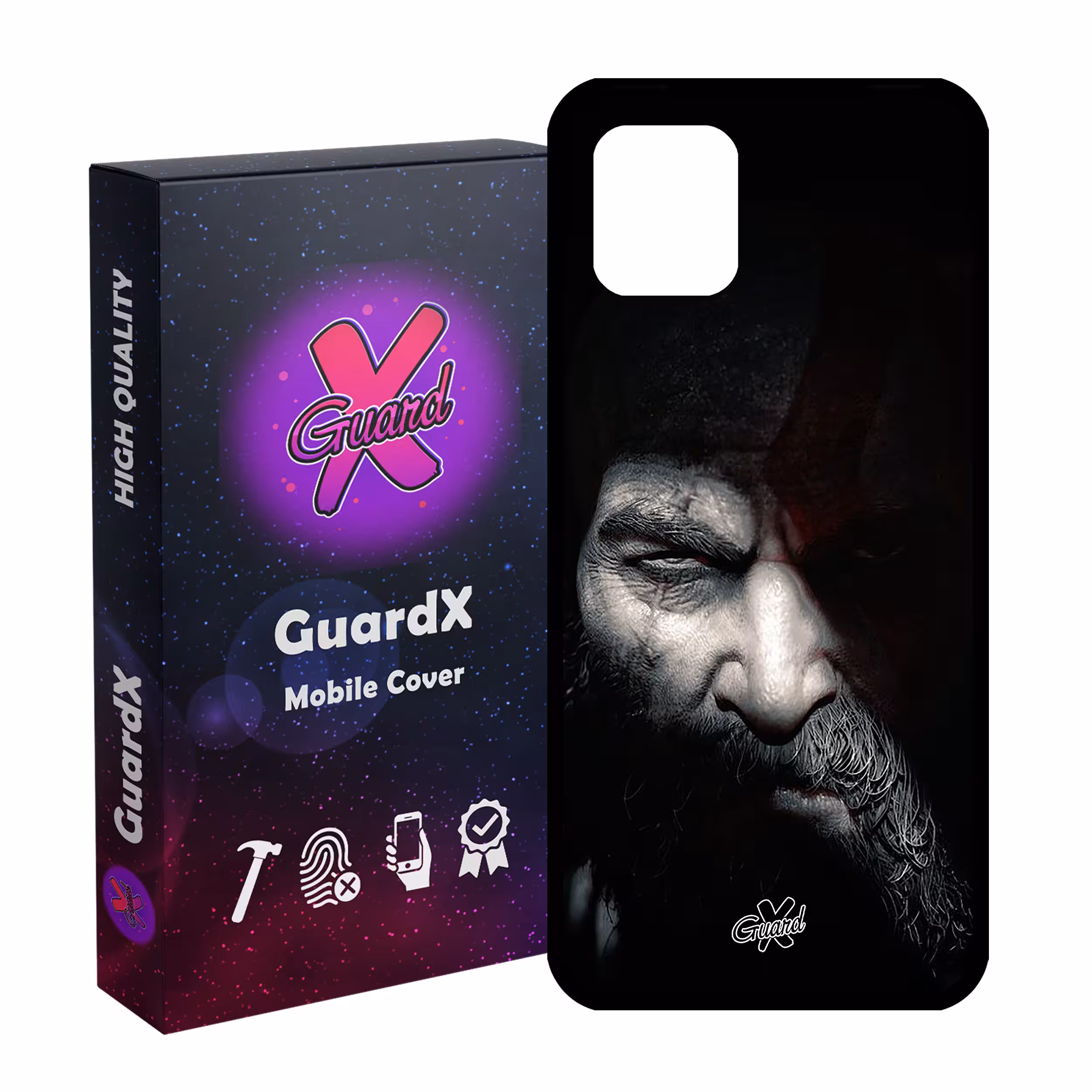 کاور گارد ایکس طرح God of War مدل Glass10418 مناسب برای گوشی موبایل سامسونگ Galaxy Note 10 Lite / A81