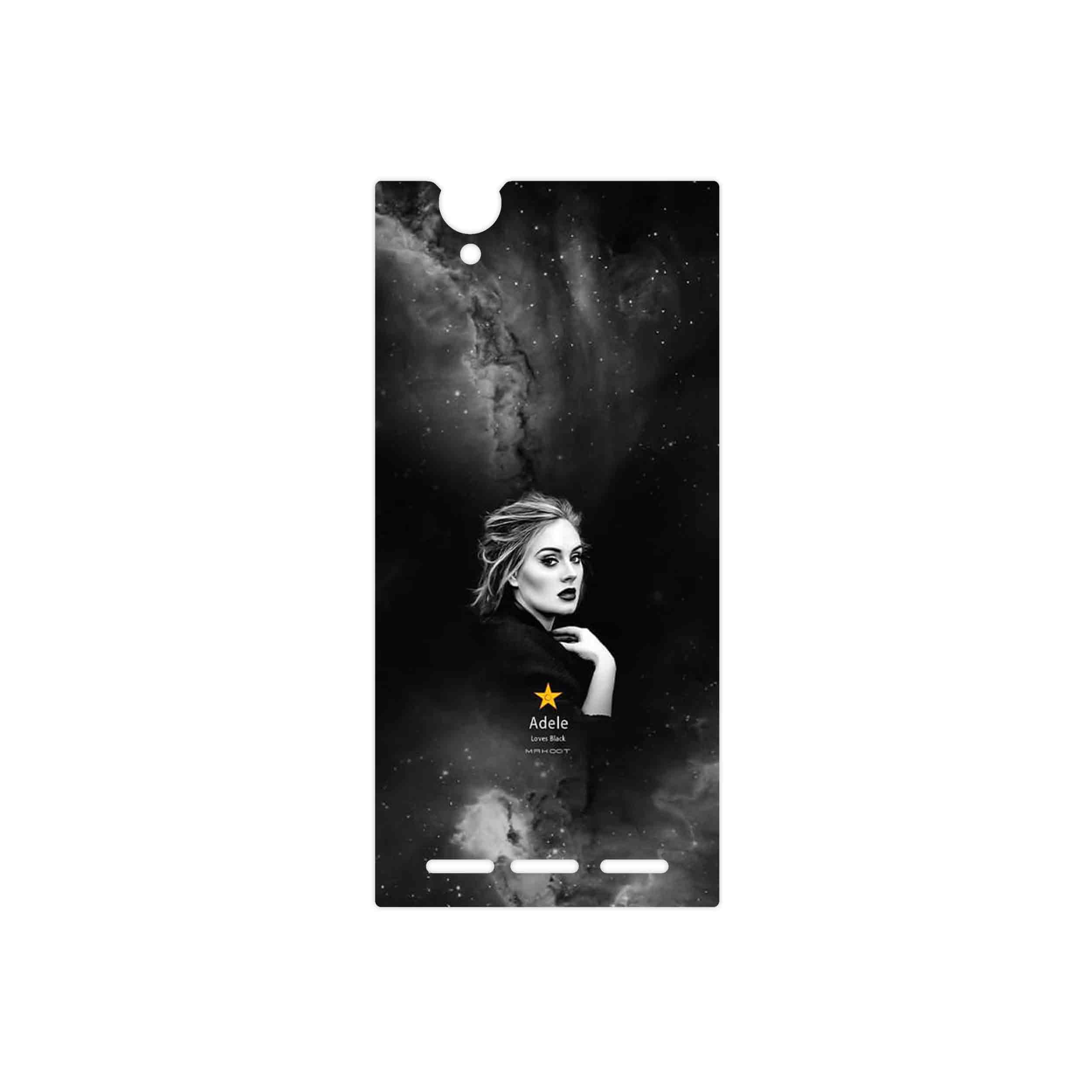 برچسب پوششی ماهوت مدل Adele مناسب برای گوشی موبایل سونی Xperia T2 Ultra