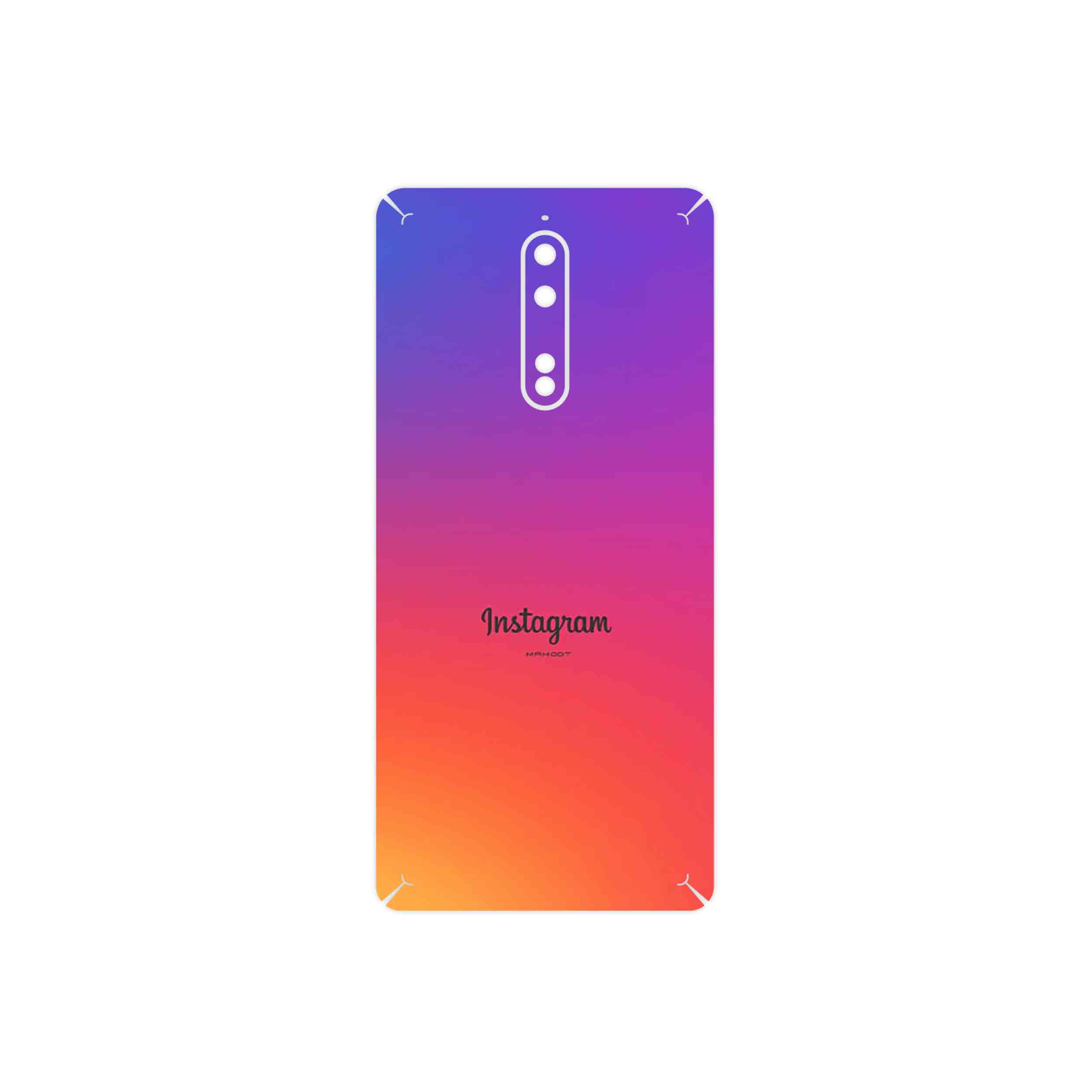 برچسب پوششی ماهوت مدل Instagram مناسب برای گوشی موبایل نوکیا 8