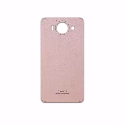 برچسب پوششی ماهوت مدل Rose Gold Leather مناسب برای گوشی موبایل مایکروسافت Lumia 950