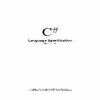 خرید و دانلود نسخه کامل کتاب C# Language Specificatio. Version 3.0