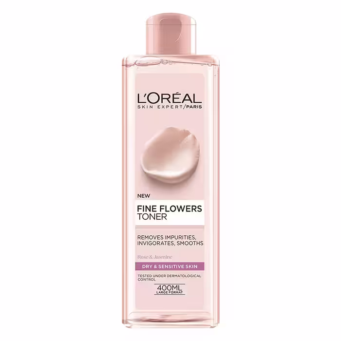 تونر گل رز لورال Rare Flowers | پوست خشک و حساس | 400ml