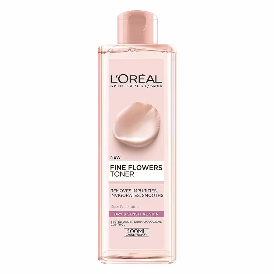 تونر گل رز لورال Rare Flowers | پوست خشک و حساس | 400ml