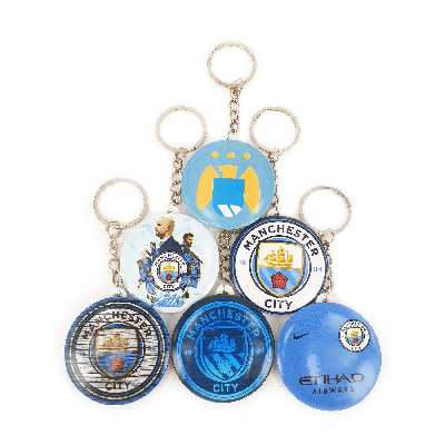 جاکلیدی خندالو طرح باشگاه منچستر سیتی کد 87B مجموعه 6 عددی