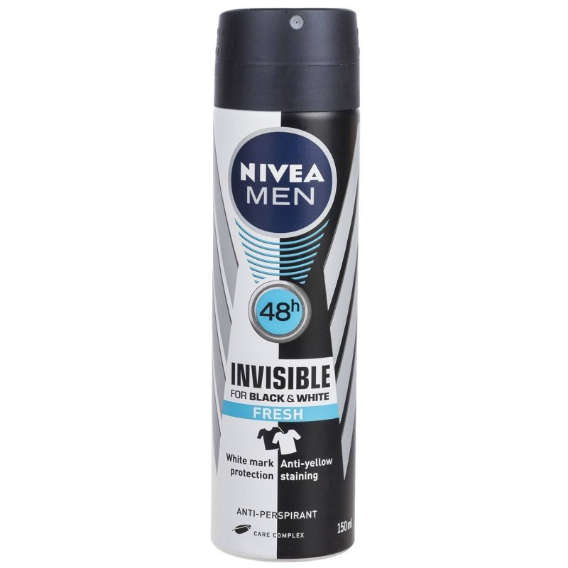 اسپری مردانه Fresh Invisible For Black & White نیوا 150 میل