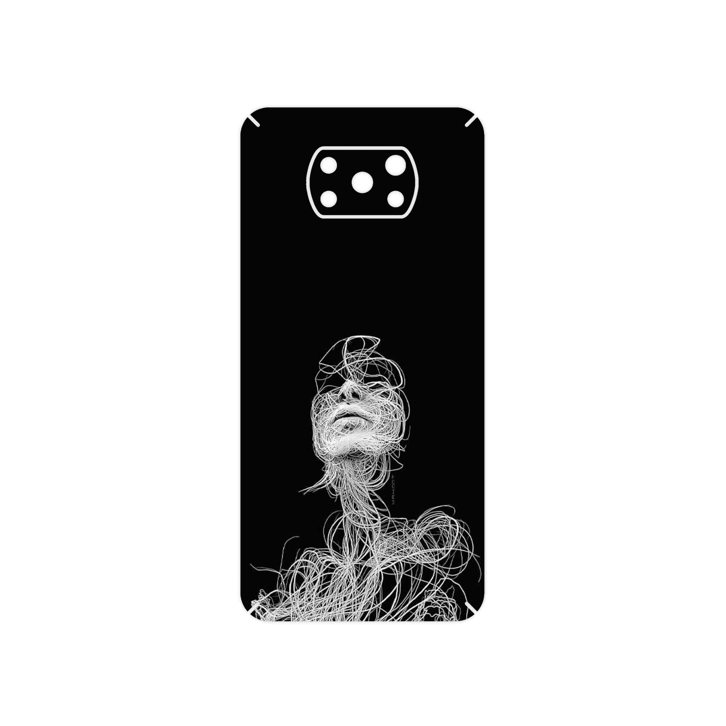 برچسب پوششی ماهوت مدل Strings Digital Art 2 مناسب برای گوشی موبایل شیائومی Poco X3 Pro