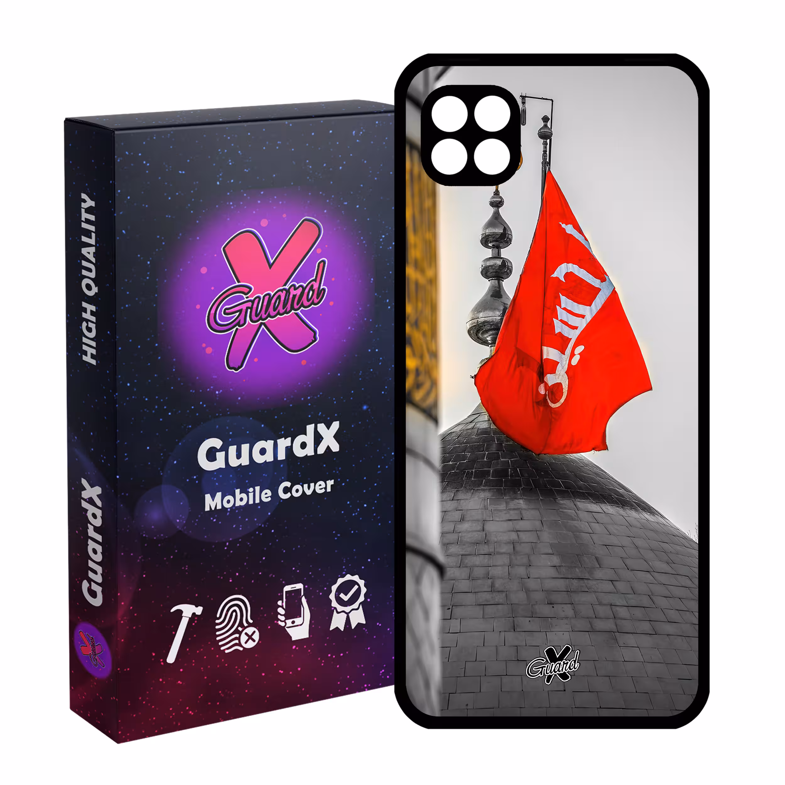 کاور گارد ایکس طرح محرم 2 مدل Glass10457 مناسب برای گوشی موبایل سامسونگ Galaxy A22 5G