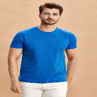 تی شرت صورتی مردانه MIBU T سلطنتی اورجینال اسمایل SMILE