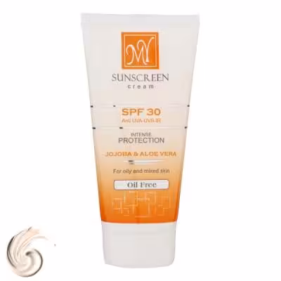 کرم ضد آفتاب بی‌رنگ مای SPF30 مدل Intense Protection، مناسب پوست‌های مختلط و چرب، حجم 50 میلی گرم