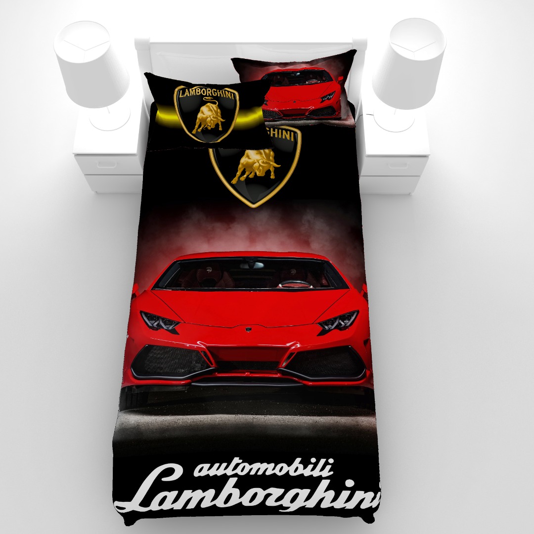 سرویس خواب مدل لامبورگینی2 یکنفره 5 تکه