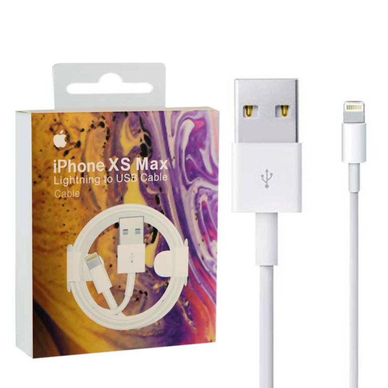 کابل شارژ USB به لایتنینگ XS MAX مدل A1480 پنج عدد