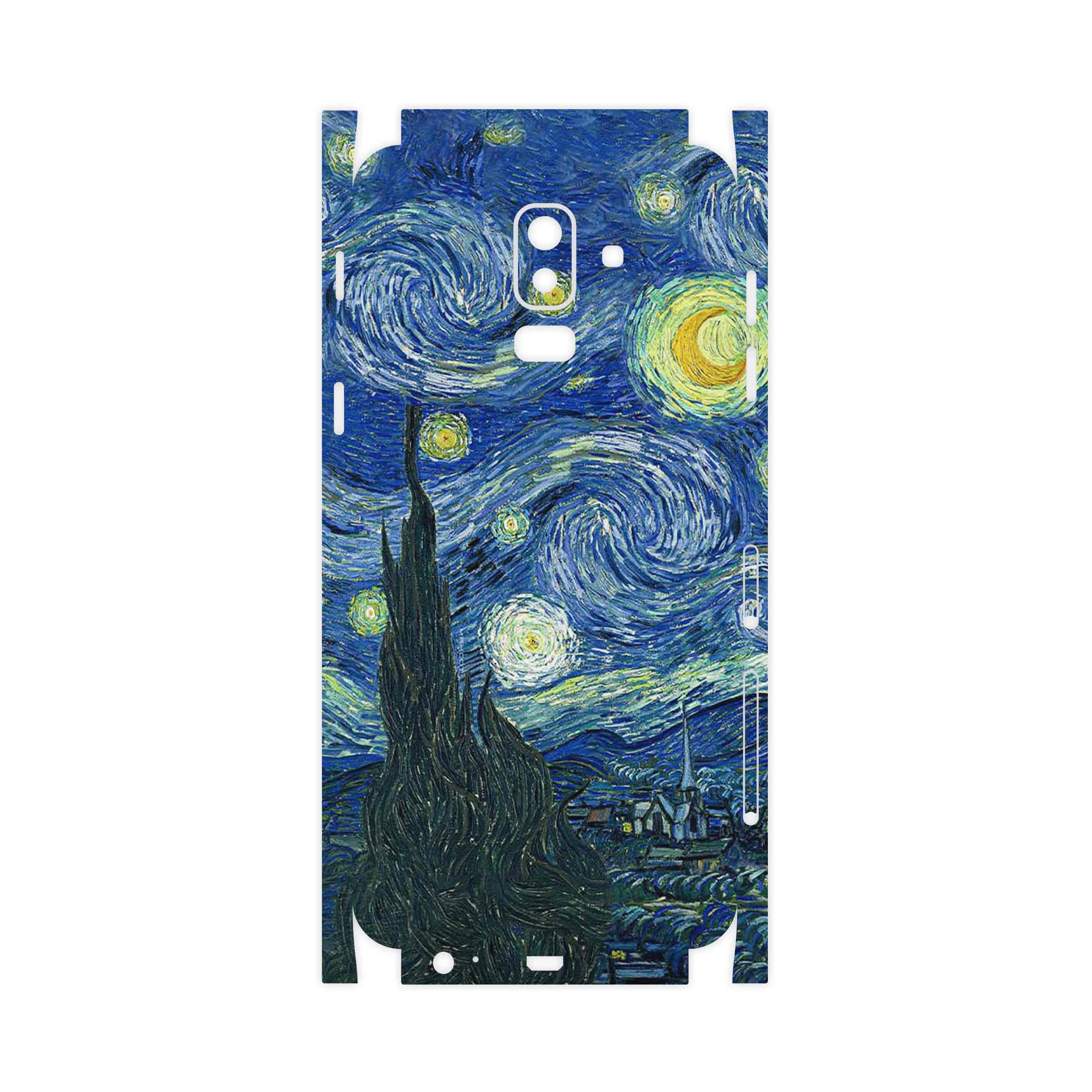 برچسب پوششی ماهوت مدل The Starry Night of van Gogh-FullSkin مناسب برای گوشی موبایل سامسونگ Galaxy J8