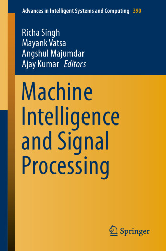 خرید و دانلود نسخه کامل کتاب Machine Intelligence and Signal Processing