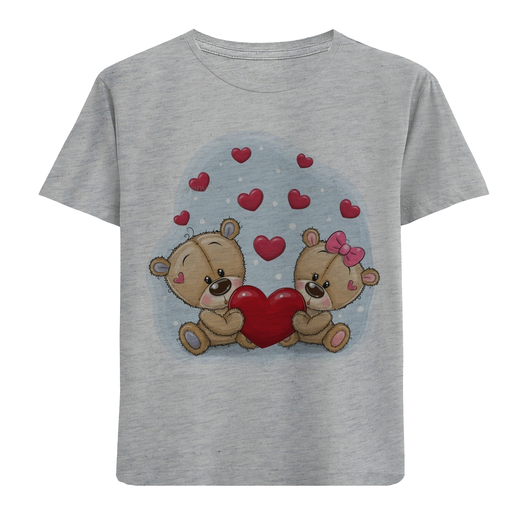 تی شرت آستین کوتاه بچگانه مدل خرس عاشق M47