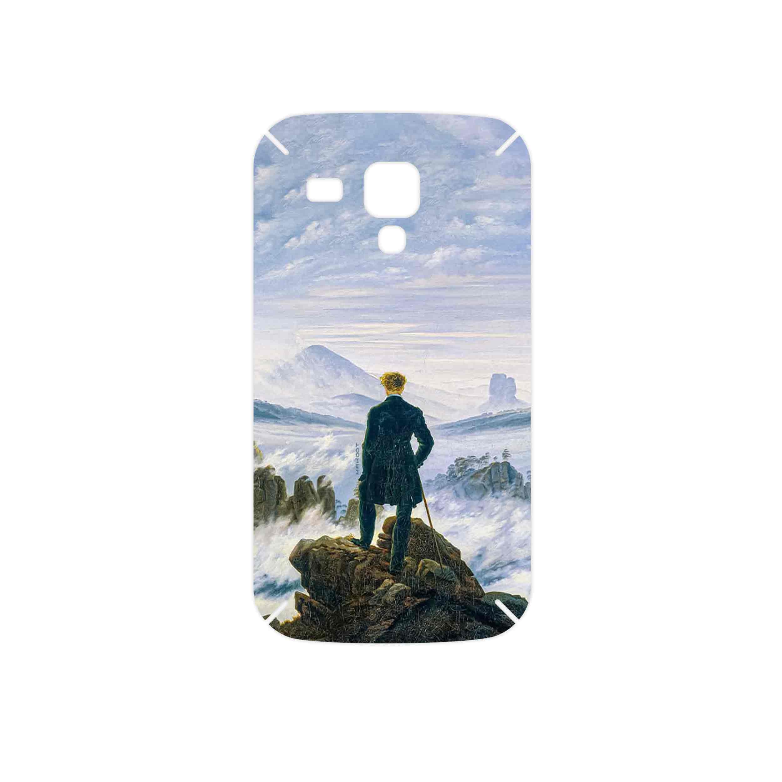 برچسب پوششی ماهوت مدل Wanderer above the Sea of Fog مناسب برای گوشی موبایل سامسونگ Galaxy S Duos GT S7562