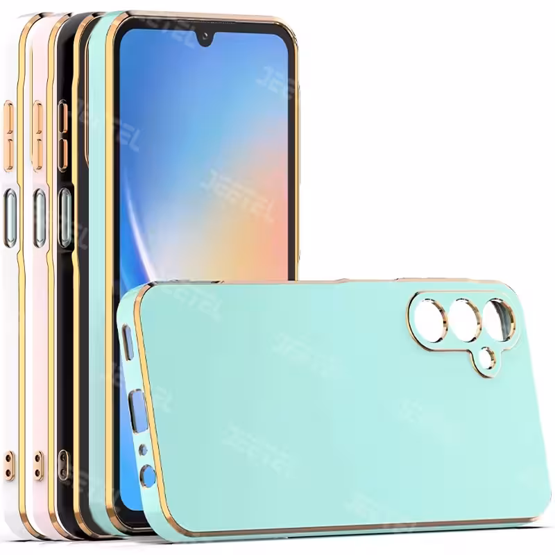 کاور مای کیس گلدلاین برای Samsung Galaxy A15 (الکتروپلیتینگ 6D اورجینال)