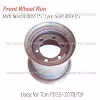 رینگ چرخ لیفتراک تی سی ام مدل Tcm FD35~50T8/T9