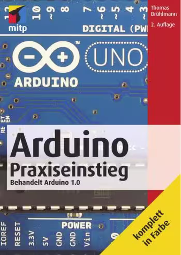 خرید و دانلود نسخه کامل کتاب Arduino Praxiseinstieg