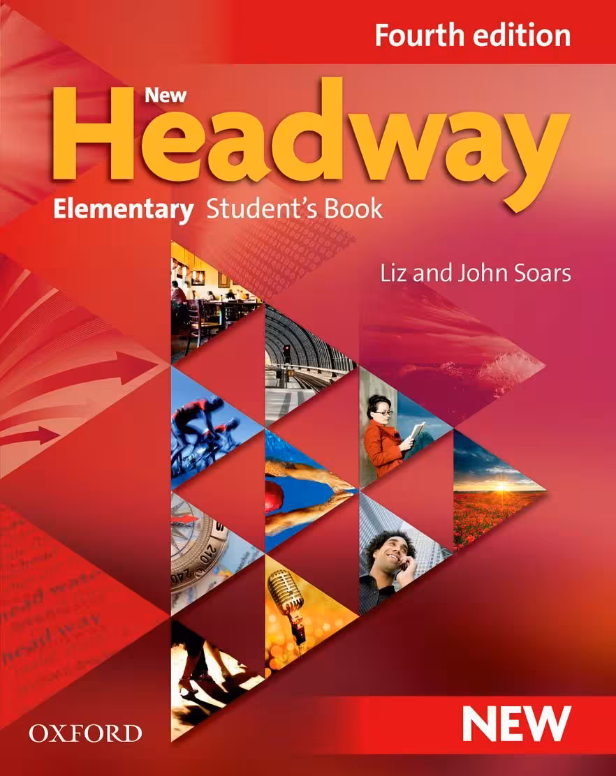 New Headway Elementary 4th SB WB DVD کتاب نیو هدوی المنتری وی