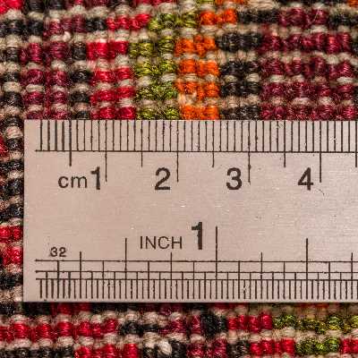 فرش دستبافت سه و نیم متری مدل نقشه بلوچ  کد 34.2917