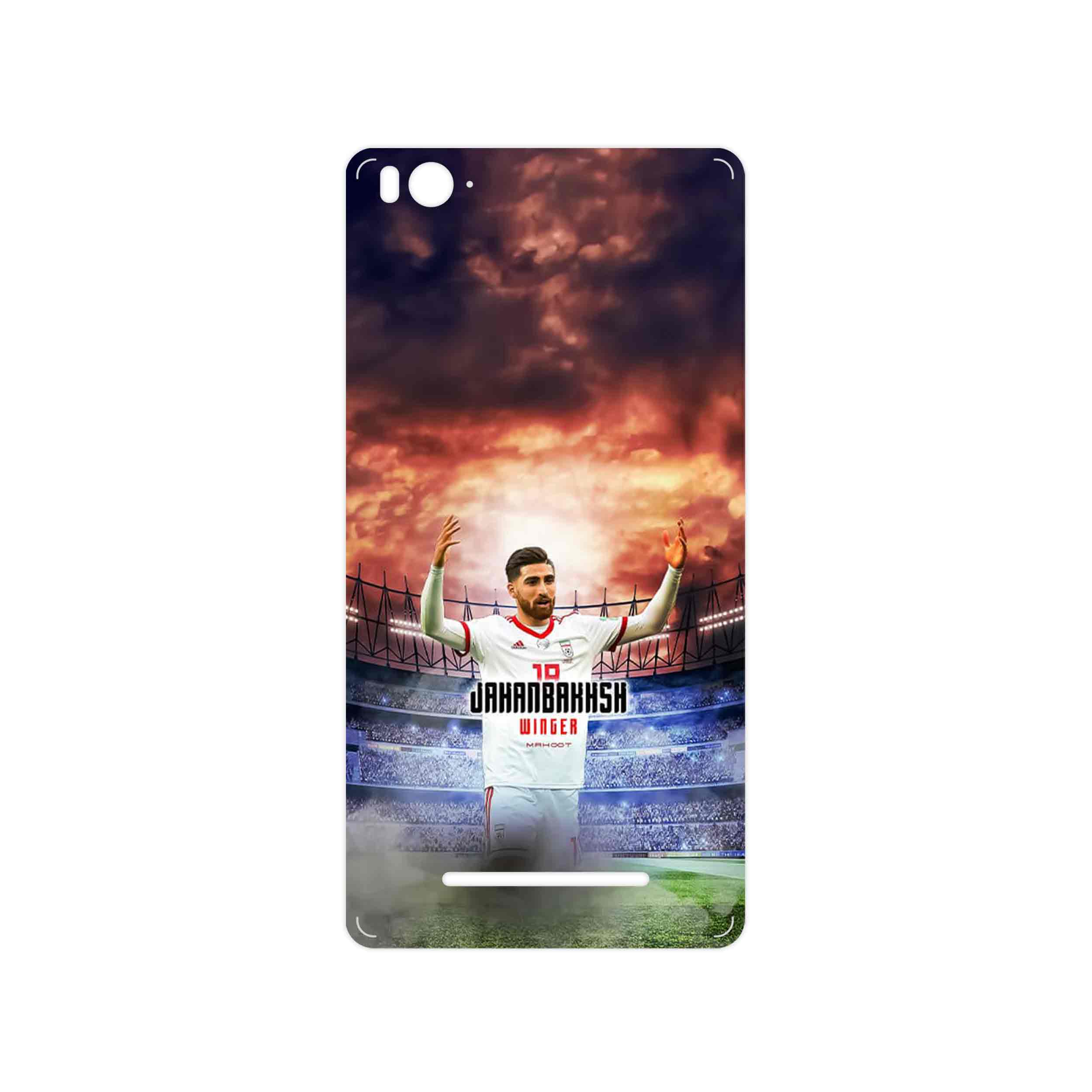 برچسب پوششی ماهوت مدل Alireza Jahanbakhsh مناسب برای گوشی موبایل شیائومی Mi 4i