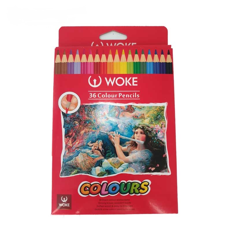 مداد رنگی 36 رنگ  ووک جعبه مقوایی