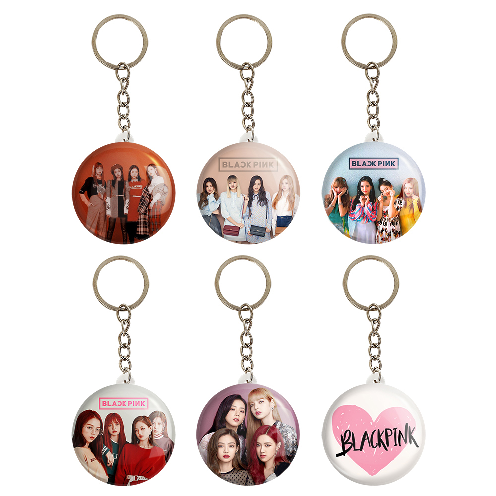 جاکلیدی خندالو مدل گروه موسیقی بلک پینک کد 155B مجموعه 6 عددی