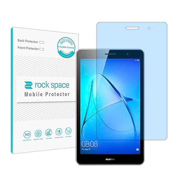 گلس تبلت هوآوی MediaPad T3 80 مدل نانو هیدروژل آنتی بلو برند راک اسپیس کد 10236L