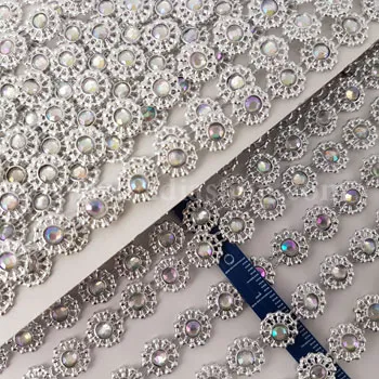 نوار سنگ 7 رنگ شکوفه نقره ای