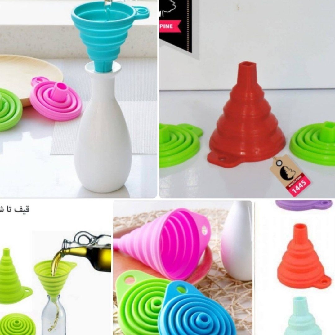 قیف تاشو سیلیکونی