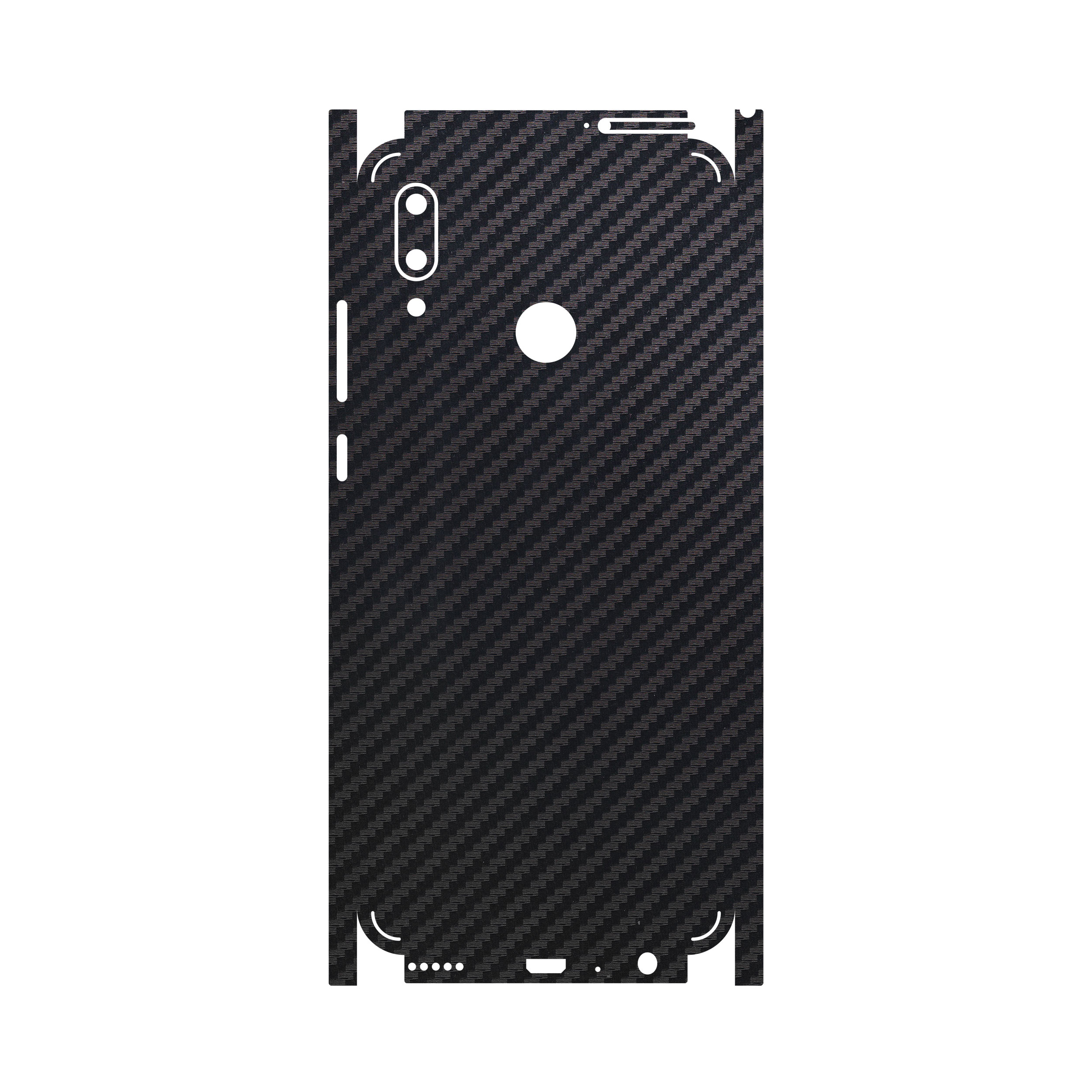 برچسب پوششی ماهوت مدل Carbon-Fiber-FullSkin مناسب برای گوشی موبایل هوآوی P Smart 2019
