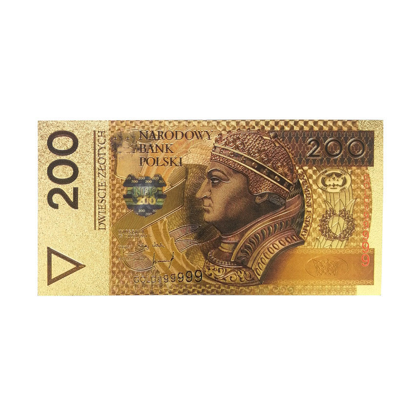 اسکناس تزئینی طرح 200 زلوتی لهستان مدل zloty
