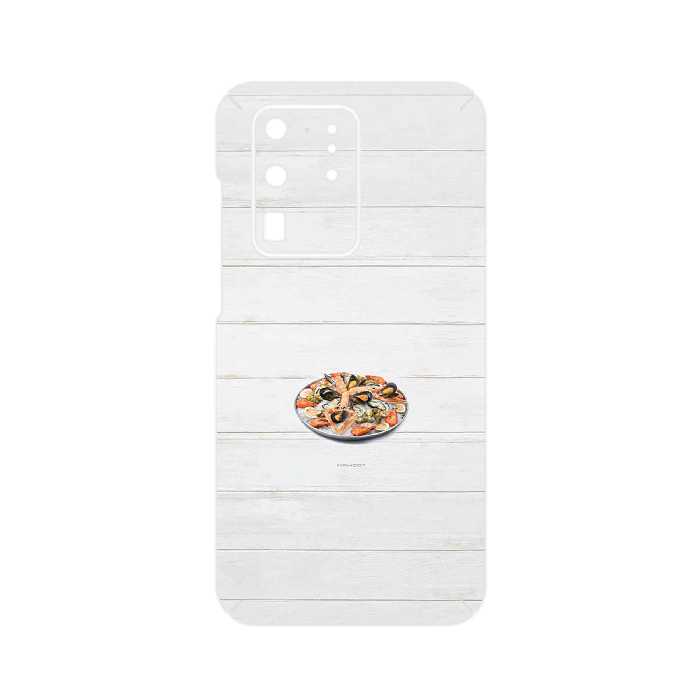 برچسب پوششی ماهوت مدل Seafood مناسب برای گوشی موبایل سامسونگ Galaxy S20 Ultra