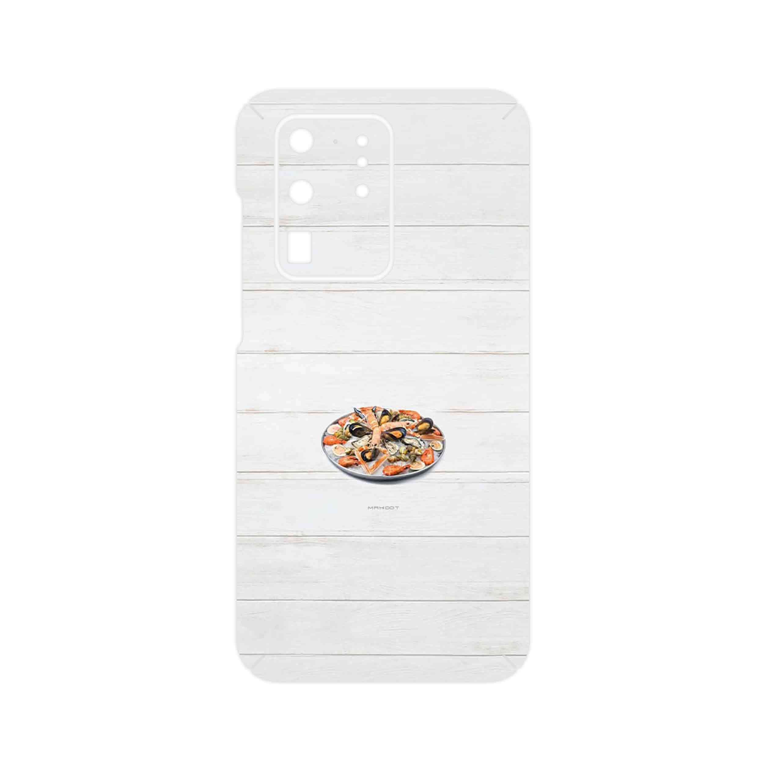 برچسب پوششی ماهوت مدل Seafood مناسب برای گوشی موبایل سامسونگ Galaxy S20 Ultra