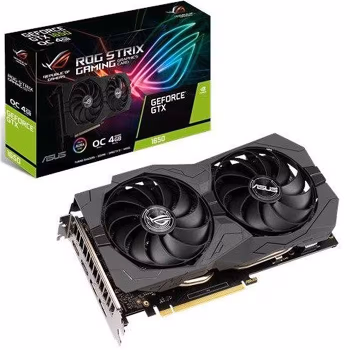 کارت گرافیک ایسوس مدل ROG-STRIX-GTX1650-O4GD6-GAMING با حافظه 4 گیگابایت