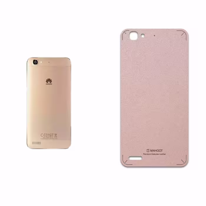 برچسب پوششی ماهوت مدل Rose Gold Leather مناسب برای گوشی موبایل هوآوی GR3