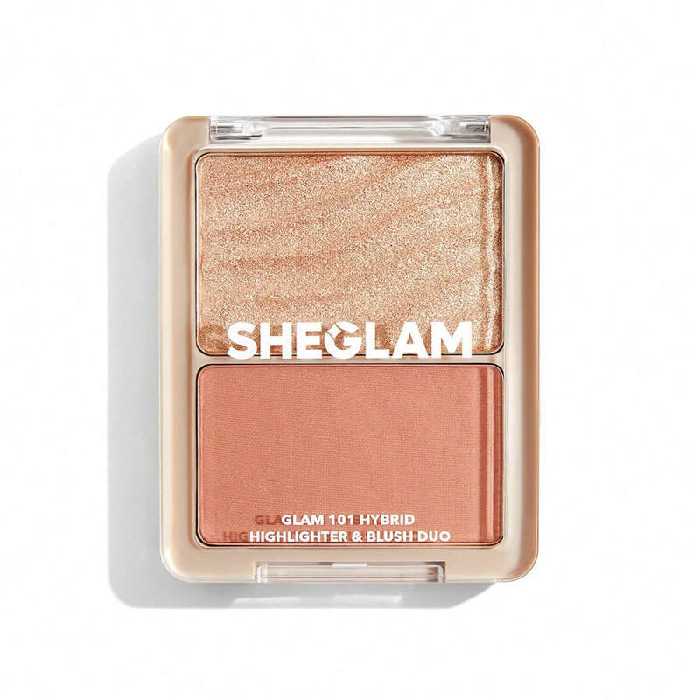 پالت هایلایتر و رژگونه شیگلم SHEGLAM سری GLAM 101 HYBIRD مدل Seville