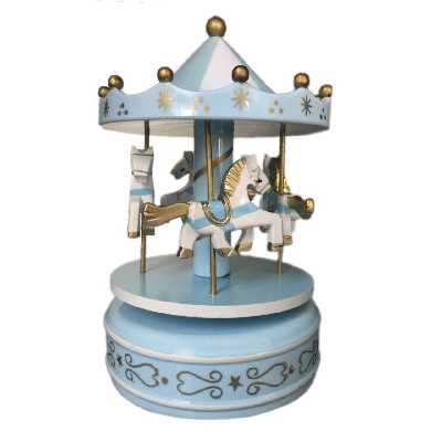 اسب موزیکال خانه سفيد طرح چرخ و فلک