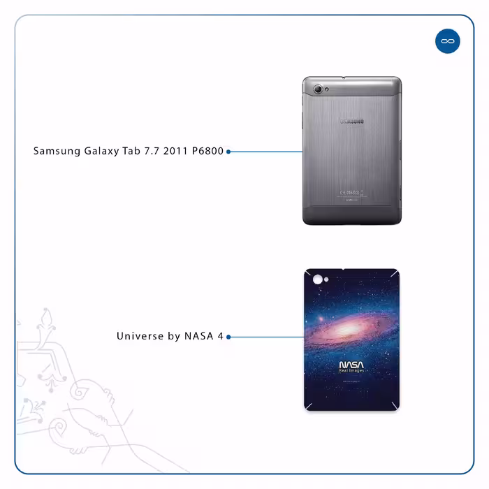 برچسب پوششی ماهوت مدل Universe-by-NASA-4 مناسب برای تبلت سامسونگ Galaxy Tab 7.7 2011 P6800