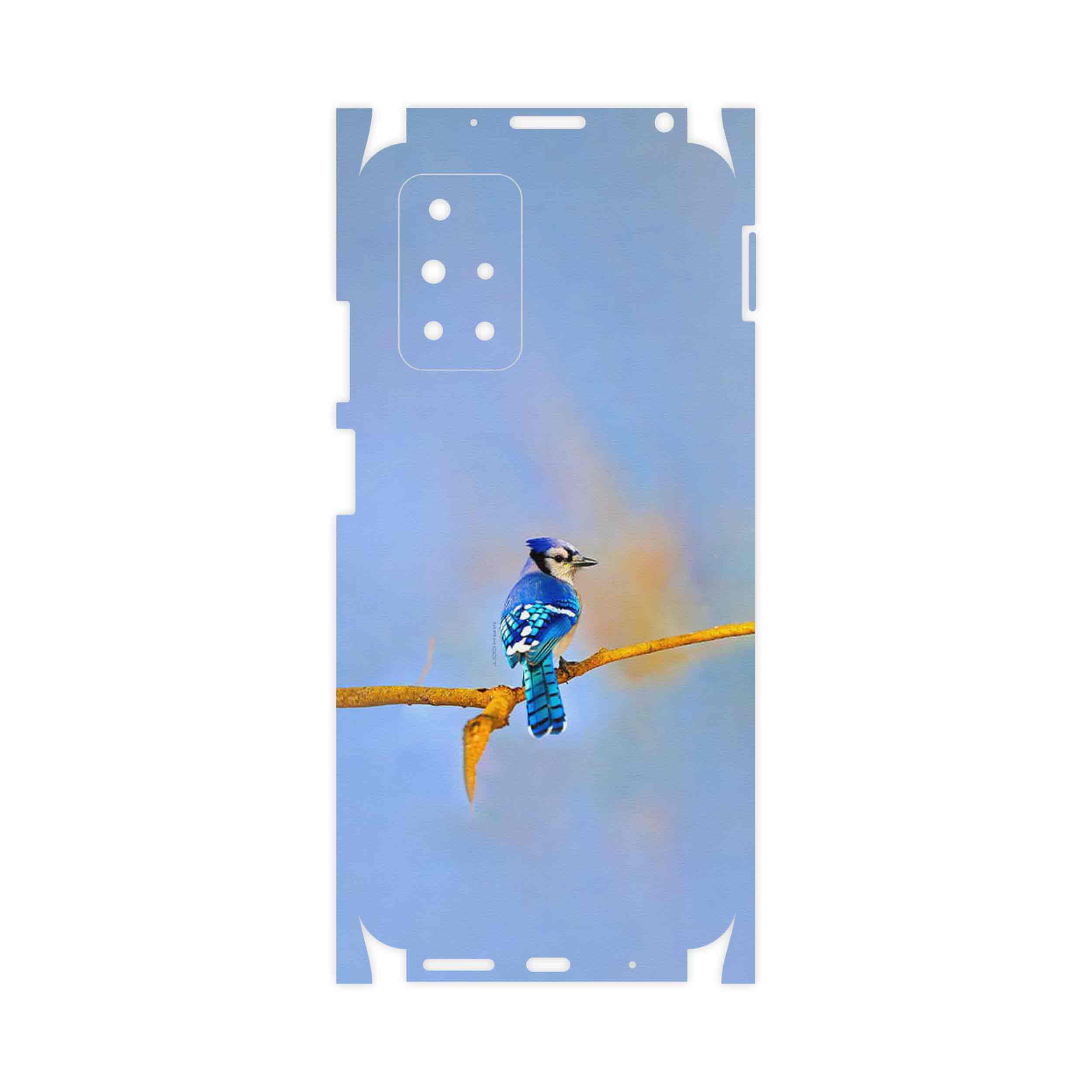 برچسب پوششی ماهوت مدل Cyanocitta cristata-FullSkin مناسب برای گوشی موبایل شیائومی Redmi 10