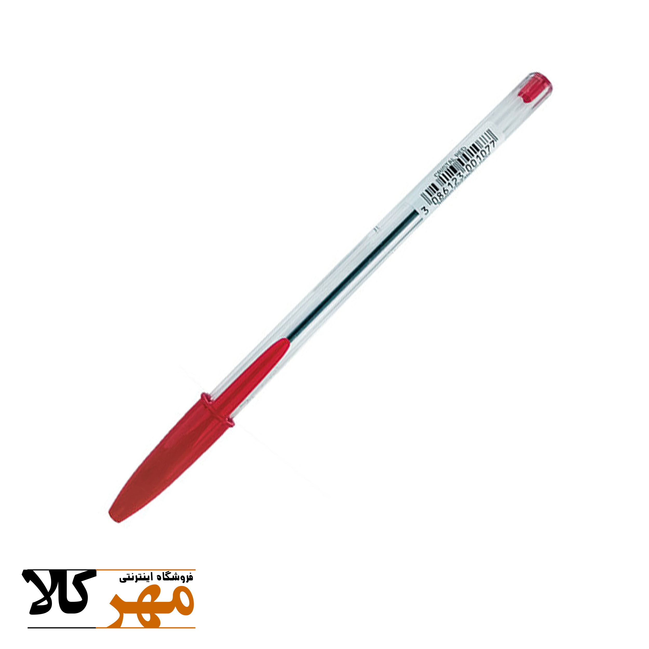 خودکار Bic مدل کریستال مدیوم رنگ قرمز کد BF-27