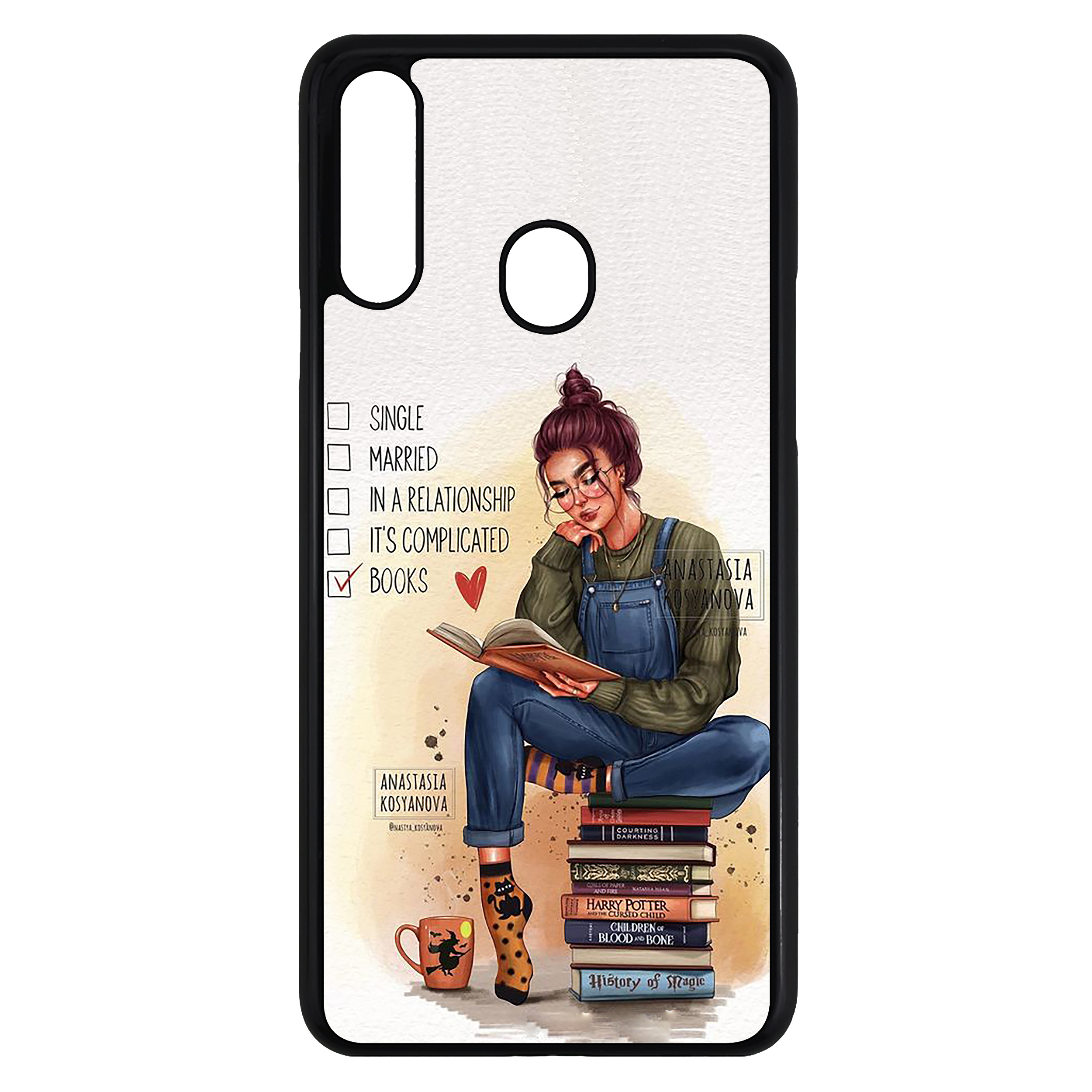 کاور طرح دختر مدل CHL50286 مناسب برای گوشی موبایل سامسونگ Galaxy A20s