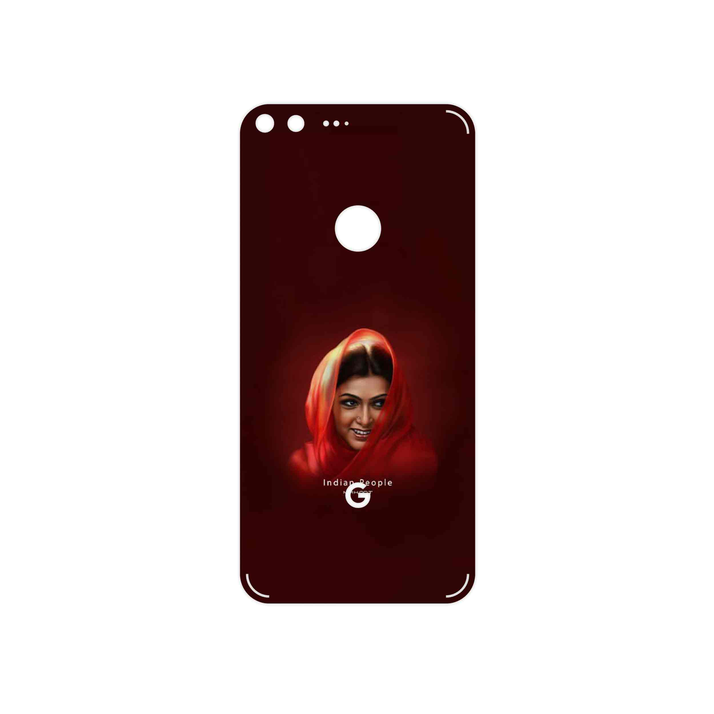 برچسب پوششی ماهوت مدل Portrait of an Indian Woman مناسب برای گوشی موبایل گوگل Pixel XL