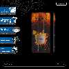 برچسب پوششی ماهوت مدل AMD Brand-FullSkin مناسب برای گوشی موبایل سامسونگ Galaxy S10 Plus